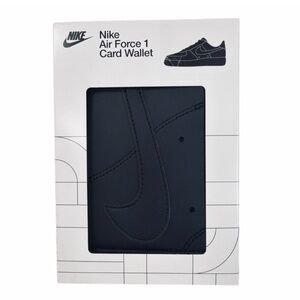 Nike Black Air Force 1 Card Wallet